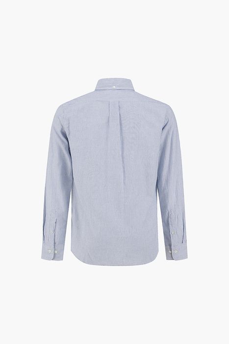 PITT 코튼 스트라이프 포켓 셔츠 BE1201003